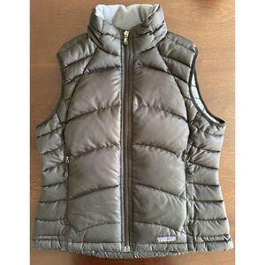 Patagonia Down Puffer Vest Black Ripstop Women Small Gorpcore